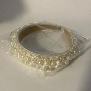 Faux Pearl Headband  - New in package